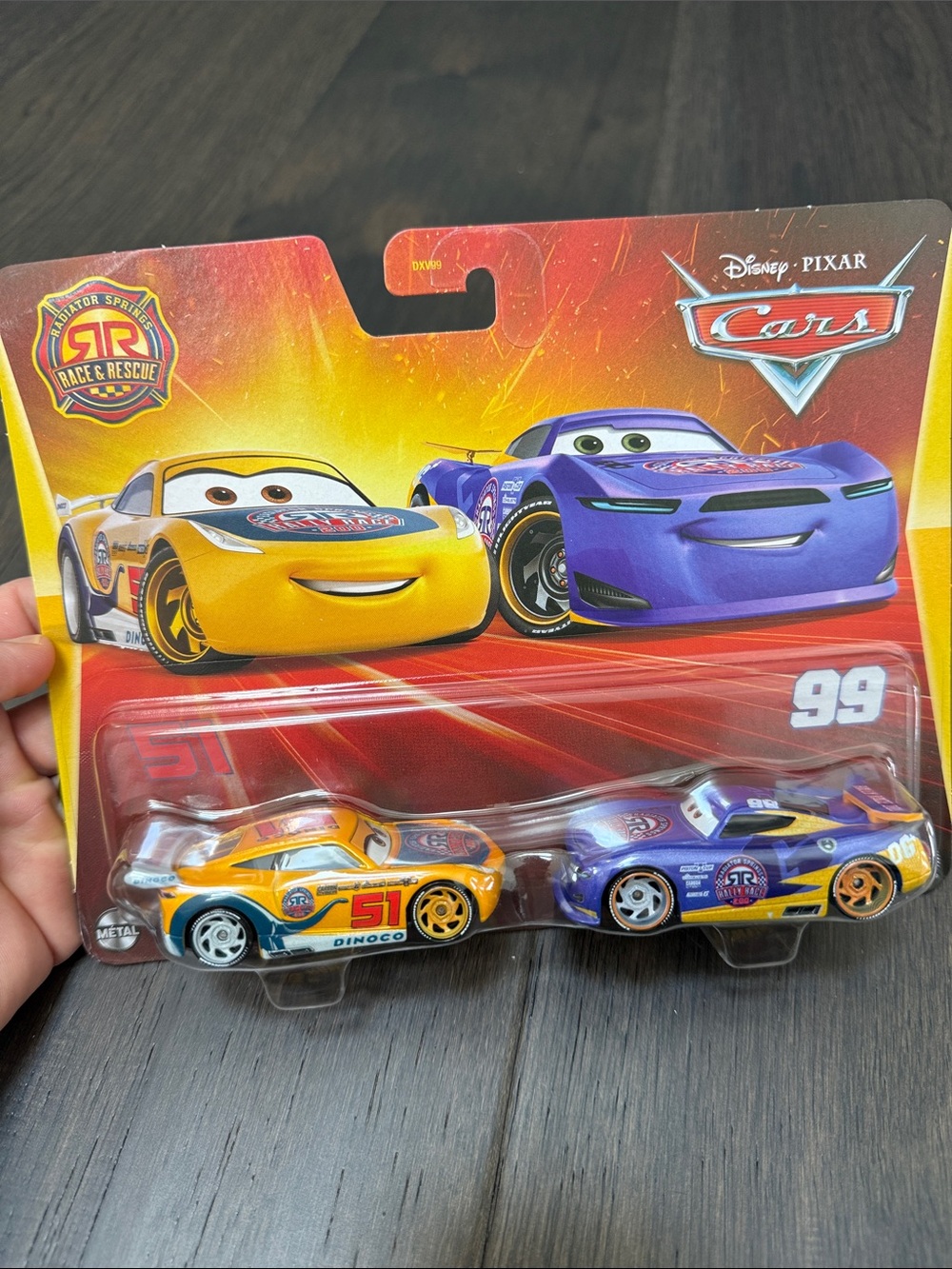 Disney Cars 2-Pack die cast Race & Rescue Cruz Ramirez Danny Swervez